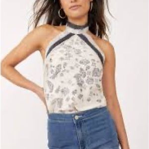 One Thing Halter Bodysuit